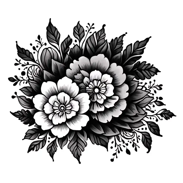 Mehndi tattoo design idea