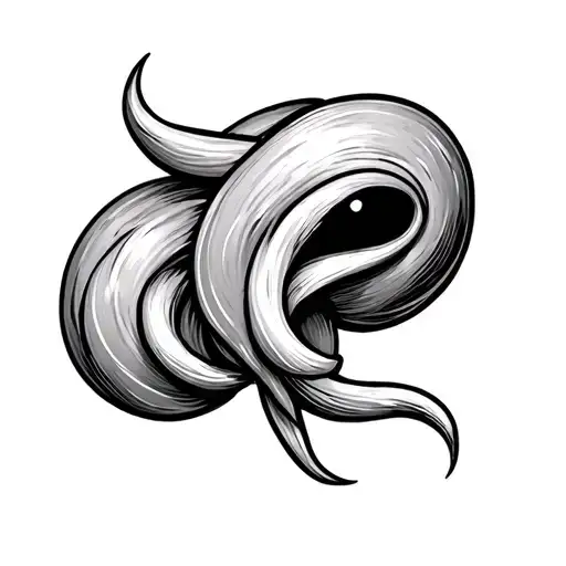 mole outline intertwined with 2710 tattoo design idea