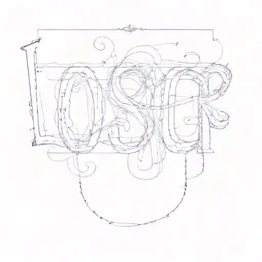 a tattoo of the word loser tattoo design idea