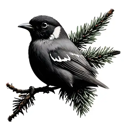 Lark spruce tattoo design idea