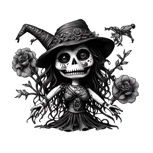 Voodoo Dolls tattoo design idea
