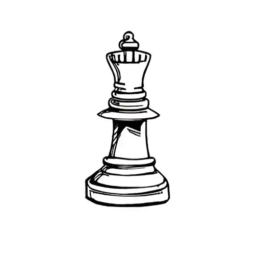 bishop of chess minimal and unique tattoo design tattoo design idea