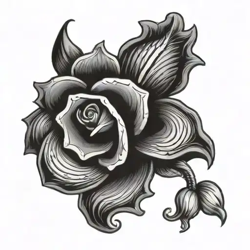 cornicello Italian good luck tattoo design idea