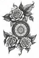 timeless symbolism tattoo design idea