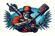 machinist tattoo design idea