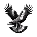 Philippine eagle tattoo design idea