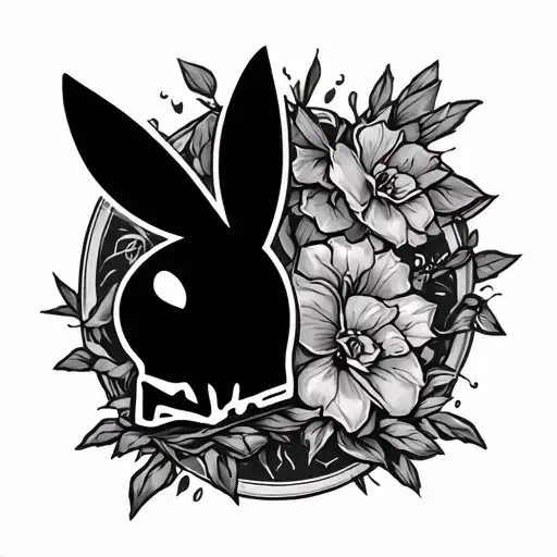Playboy tattoo design idea