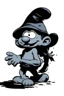 smurf tattoo design idea