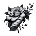Wrap Around Ankle tattoo design idea