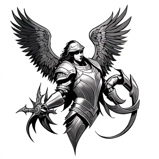 ARMOR OF GOD tattoo design idea