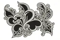 spanish tile tattoo design idea