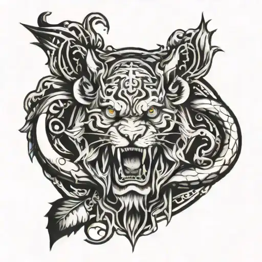 lust, greed, anger, pride, envy, gluttony, laziness tattoo design idea