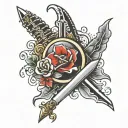 slap   - the razor blade - British Champion   tattoo design idea