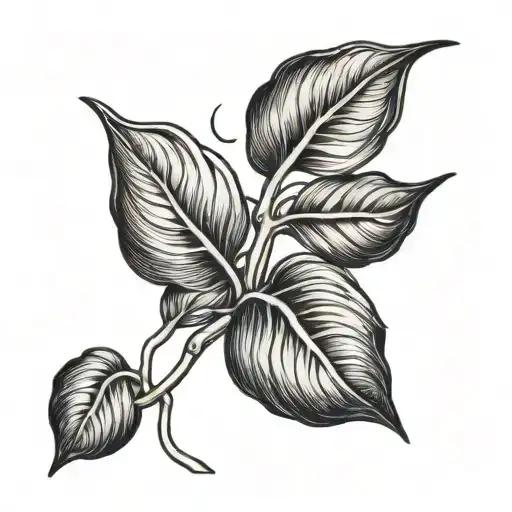 Bean Sprout tattoo design idea