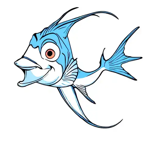 finding Nemo tattoo with dory and Nemo and marlin with accurate proportions but I don’t want them to look like the Disne tattoo design idea