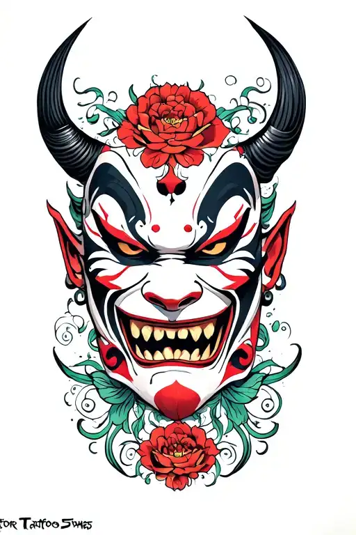 "HECTOR TATTOOS"  hannya masks tattoo design idea