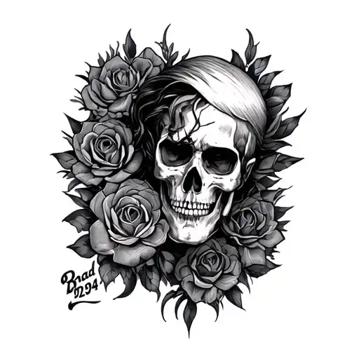 Can you make some picture of some tattoo ideas for “Brad 1994-2025" tattoo design idea