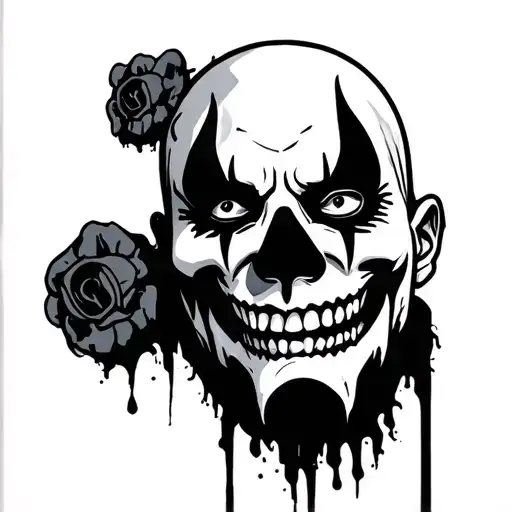 Juggalo tattoo design idea