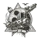 fallout 4 vault raider tattoo design idea