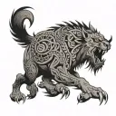 Tengri tattoo design idea