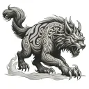 Tengri tattoo design idea