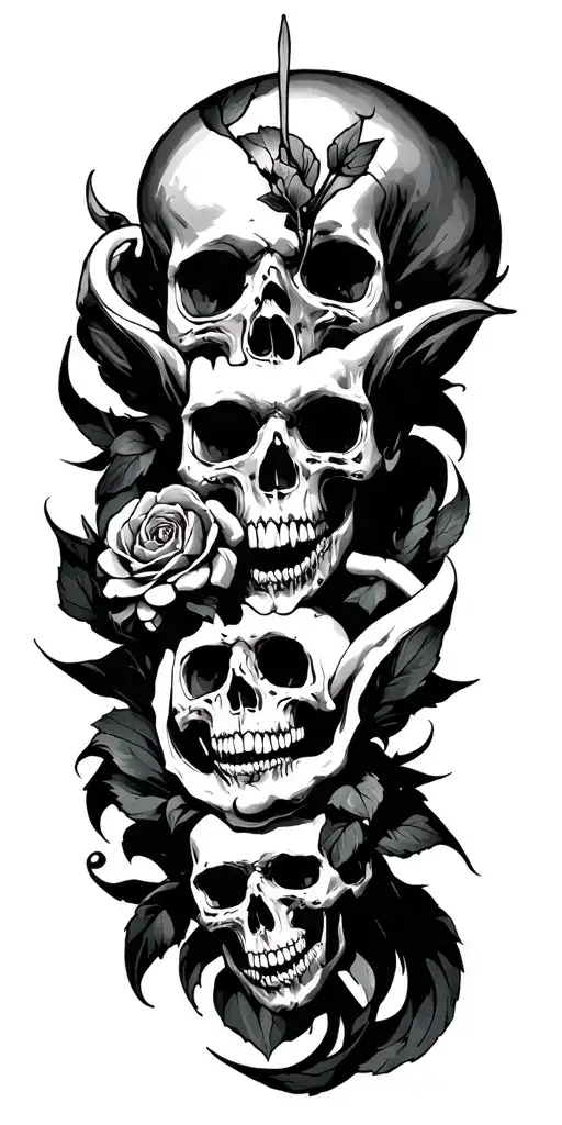7 deadly sins tattoo design idea