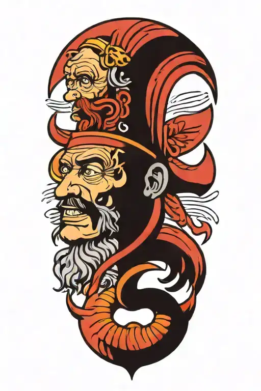 Homers odyssey tattoo design idea