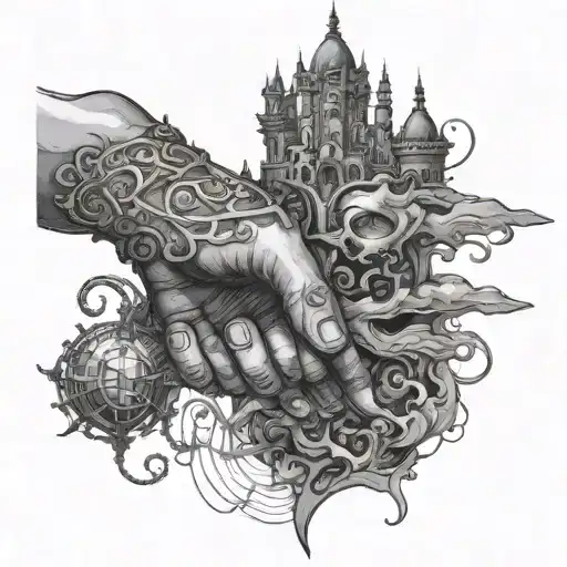 mistborn metals on hand tattoo design idea