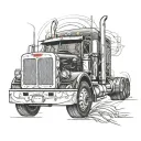 peterbilt 389 tattoo design idea