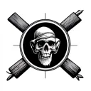 Barber Pole tattoo design idea