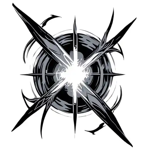Cyber Sigil tattoo design idea