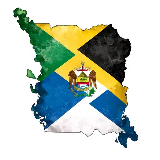 A tattoo with the St Lucia and St Croix flag - trying to incorporate 2 islands into one What I want you to incorporate tattoo design idea