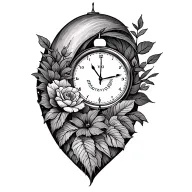 outdoors, love, and time  tattoo design idea