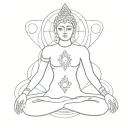 Chakra Hindu Mythology tattoo design idea