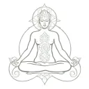 Chakra Hindu Mythology tattoo design idea