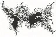 Spinal tattoo design idea