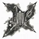 medicine, x-ray, decomposition, morgue, dead, pathologist tattoo design idea