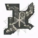medicine, x-ray, decomposition, morgue, dead, pathologist tattoo design idea