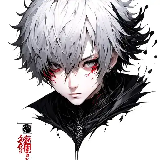 kaneki tokyo ghoul tattoo design idea