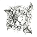 helios tattoo design idea