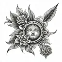 helios tattoo design idea