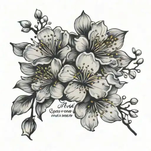 cherry blossoms with quote that says Above all else, guard your heart, for everything you do flows from it. PROVERBS 4:  tattoo design idea