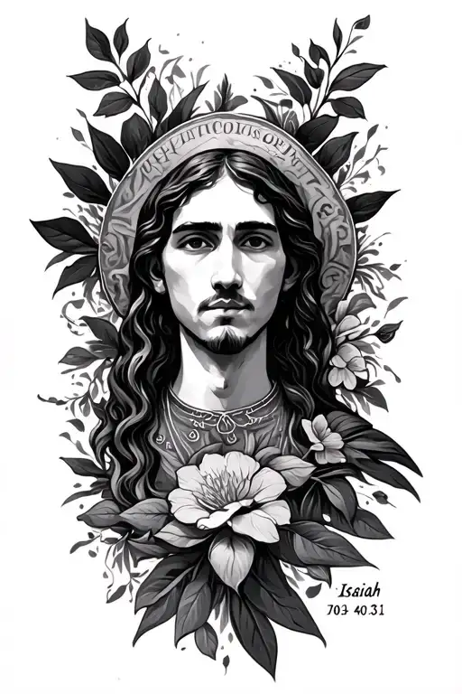 Isaiah 40 31 tattoo design idea