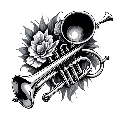 gideon's trumpet tattoo design idea