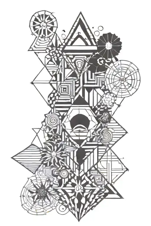 i want love and sunny days tattoo design idea