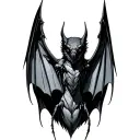Mothman tattoo design idea