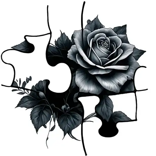 missing puzzle piece to my lust tattoo design idea