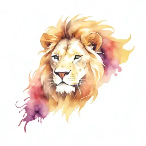 Brisbane lion tattoo design idea