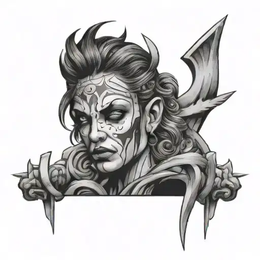 Survivor Of Abuse tattoo design idea