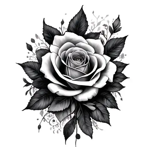 Dark Romance tattoo design idea